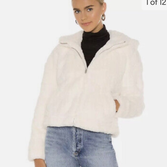 UGG Jackets & Coats Nwt Ugg Faux Fur Winter Coat Jacket White Cream